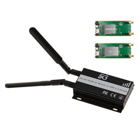 KALEA-INFORMATIQUE Adaptateur M2 B Key vers USB 3.0 pour Module WWAN LTE avec Support Carte SIM Compatible 3G 4G 5G