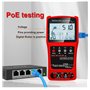 KALEA-INFORMATIQUE Testeur réseau cuivre et fibre avec fonction multimètre : Cartographie, VFL, Continuité, Longueur, POE, Tensi