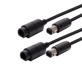 Link-e : 2 X Cable Rallonge Extension Compatible avec Manette de Jeu sur Console Nintendo Gamecube/Wii