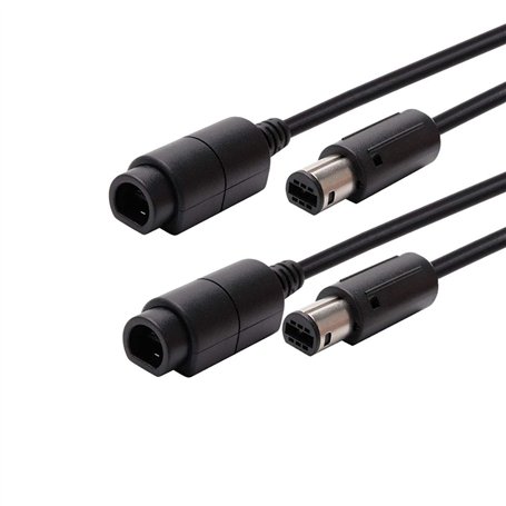 Link-e : 2 X Cable Rallonge Extension Compatible avec Manette de Jeu sur Console Nintendo Gamecube/Wii
