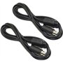 Link-e : 2 X Cable Rallonge Extension Compatible avec Manette de Jeu sur Console Nintendo Gamecube/Wii