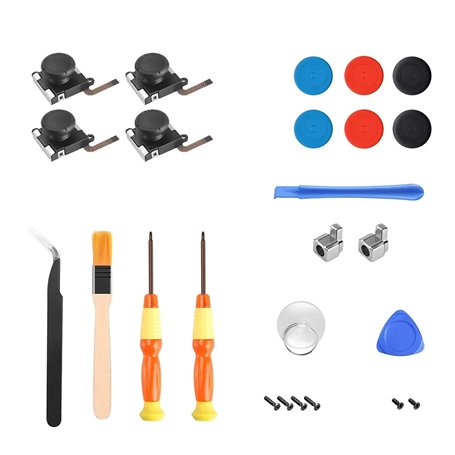Link-e : Kit de Réparation Compatible avec la Manette Joy-con sur Console Nintendo Switch
