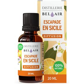 BEL AIR Escapade en Sicile huiles essentielle bio pure pour diffuseur orange douce parfum oranger