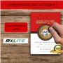 RXLITE NOUVEAUTE 2024 Kit créatif participatif premium de 20 Cartes d'invitation anniversaire à gratter thème Pokemon Pokeball e