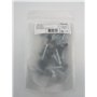3x100 mm RAL 7016 gris anthracite avec rondelle EPDM tête hexagonale zinguée support acier par 25