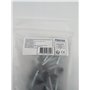 Vis autoperceuses 6,3x100 mm RAL 7016 gris anthracite avec rondelle EPDM tête hexagonale zinguée support acier par 25