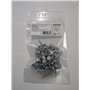 2x25 mm RAL 9010 blanc pur tête rondelle large Ph zinguées par 100