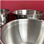 SHOP-STORY AM785 : Lot de 3 Bols Mélangeurs Gradués Arthur Martin en Acier Inoxydable 16 cm - 20 cm - 24 cm avec Couvercles Herm
