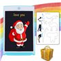 nedit Tablette Dessin Enfant + Pochoir Offert (Pochoir = Aide à Dessiner des Animaux) – Super Cadeau – Tablette D’Écriture et De
