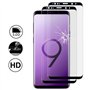 HQ-CLOUD® Coque pour Samsung Galaxy S9 Plus Transparente Silicone en Gel TPU Souple + 2 Verre trempé incurvé couverture complète
