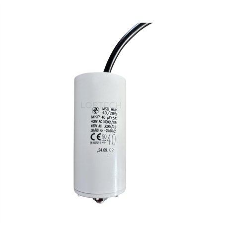 Condensateur permanent moteur à câble 40 µF