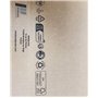 MEDIPROTEC | Charlotte Jetable Noire | Lot de 500 Charlottes Cheveux Polypropylène Non Tissé | Diamètre 48 cm | Alimentaire, Cui