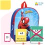 mybagstory - Sac à dos Spiderman - Bleu - Enfant - Ecole - Primaire - Maternelle - Cartable garçon - Taille 32 cm - Bretelles ré