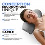 Oreiller Ergonomique Cervicale - Coussin Traction Nuque - Appareil Étirement de la Nuque - Relaxation Musculaire du Cou et Épaul