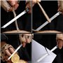 coupe papier-ouvre lettre-ouvre enveloppe- avec étui de protection (car c'est une vraie lame)-lame 13cm-