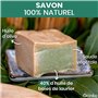 ORINKO - 3 Savons d'Alep Traditionnel de 120G + E-Book - 40% d'Huile de Baies De Laurier - Soin Visage Corps et Cheveux – Tous T