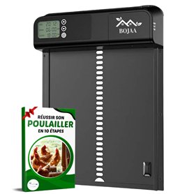Porte Automatique poulailler en Aluminium | Minuterie programmable | EBOOK Offert | Idéal pour Tous Les poulaillers l Fonctionne