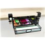 DESKORGA Tiroir coulissant sous bureau | A FIXER SANS PERCAGE Organisateur de bureau | rangement bureau pour fournitures et acce