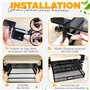 DESKORGA Tiroir coulissant sous bureau | A FIXER SANS PERCAGE Organisateur de bureau | rangement bureau pour fournitures et acce