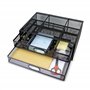 DESKORGA Tiroir coulissant sous bureau | A FIXER SANS PERCAGE Organisateur de bureau | rangement bureau pour fournitures et acce