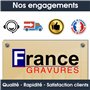Plaque boite aux lettres personnalisable - 24x10cm - 1 à 6 lignes - adhésive - Nom de famille, Maison, Bureau, Entreprise - Etiq