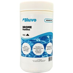 Brome Pastilles 20g - 1KG | Traitement Spa & Piscine Sans Chlore | Désinfectant à Dissolution Lente pour une Eau Claire et Saine