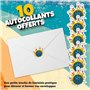 SoKawaï - 10 invitations anniversaire en Français + 10 enveloppes | Thème Bowling - Style Vintage | Fête pour les enfants