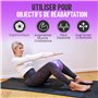 FIT-FATH-Anneau pilate-Cercle Pilate-Accessoire Yoga-Ballon Gymnastique-Bande de résistance-Elastique de Force-Fitness- Sport-Mu