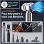 Stelary Aspirateur à Main, Aspirateur Voiture Puissant sans Fil, Mini Aspirateur Maison et de Table, Souffleur à Moteur Puissant