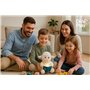 DINI PLAY Noor Sheep – Peluche Mouton Coranique Veilleuse, Cadeau Aïd Eid al-Adha Enfant, 25 cm – 25 Sourates + 30 Anashid-Alpha