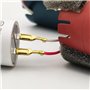 Lot de 2 condensateurs 3,5 µF V2 type Faston 2,8 à cosses – 10 000 h - Compatibles pour remplacement de moteurs de volet roulant