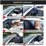 TUCJUN Pare-Brise de Voiture pour Citroen C3-XR 2016 2017 2018 2019 2020.véhicules déflecteur de fenêtre de Voiture Pare-Soleil 
