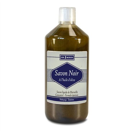 Agro Sens Savon Noir Naturel à l'huile d'olive. Extra Pur spécial Jardin 1 Litre - 1 Litre