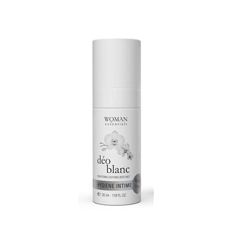 DEO BLANC - Déodorant unifiant apaisant intime & corps. Spray Fraîcheur 24h Intime et corps - Spécial Peaux Sensibles ou Épilées
