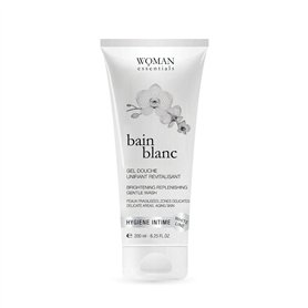 BAIN BLANC 200ml – Gel Douche Intime & Corps Revitalisant et Perfecteur | Acide Hyaluronique | Peaux Fragiles