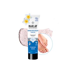 Marlay Cosmetics - Gommage Pieds Exfoliant 100 ml - Peeling Pied - Crème Exfoliante Bio Soin des Pieds - Aloé Vera