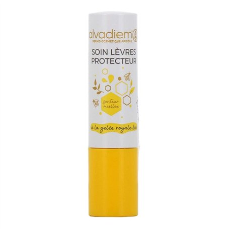 ALVADIEM STICK LÈVRES HYDRATANT à la gelée royale bio - Lèvres sèches - Fabriqué en FR