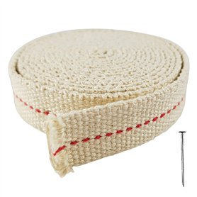CZ Store®-✮Marque Française✮- Mèche Lampe à Huile|Longueur 2M|✮✮Garantie A Vie✮✮-Meche Lampe à pétrole| Largeur 20MM|Meche Lampe