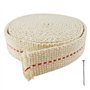 CZ Store®-✮Marque Française✮- Mèche Lampe à Huile|Longueur 2M|✮✮Garantie A Vie✮✮-Meche Lampe à pétrole| Largeur 20MM|Meche Lampe