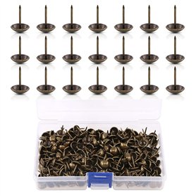 ✮GARANTIE A VIE✮-CZ Store®- Clou tapissier|150 PCS|✮✮Marque Française✮✮-clou tapisserie 17X11 MM-clou tapissier bronze pour faut
