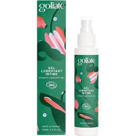 GOLIATE Lubrifiant Anal naturel BIO - Confort Ultime - Décontractant Sexuel - Base Eau - Anesthésiant - Comestible