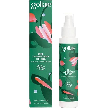 GOLIATE Lubrifiant Anal naturel BIO - Confort Ultime - Décontractant Sexuel - Base Eau - Anesthésiant - Comestible