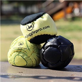 Juggle Pro Footbag Freestyle Lot de 3 Footbag Ultrasuede