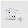 D-Home - Amplificateur TV TNT Intérieur 4 Sorties 26dB Connecté Filtré 4G-5G - Fonctionne avec App Mobile TV Finder pour Trouver