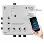 D-Home - Amplificateur TV TNT Intérieur 6 Sorties 23dB Connecté Filtré 4G-5G - Fonctionne avec App Mobile TV Finder pour Trouver