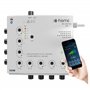 D-Home - Amplificateur TV TNT Intérieur 8 Sorties 22dB Connecté Filtré 4G-5G - Fonctionne avec l'Application Mobile TV Finder po