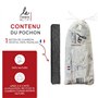 LE CHARBON ACTIF FRANCAIS - 6 mois d’eau filtrée - 1 bâton filtre à eau Charbon actif végétal français - filtre 1L d’eau - Natur