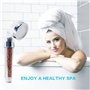 Douchette à main 7 Couleurs LED avec Tuyau,Douchette de Douche LED, Douchette douche salle de bain Pommeau de douche Haute Press