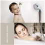 Douchette à main 7 Couleurs LED avec Tuyau,Douchette de Douche LED, Douchette douche salle de bain Pommeau de douche Haute Press