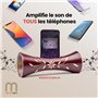 mangobeat® - Enceinte écologique et Universelle en Bois - Amplification de Tous Les Smartphones sans électricité - « Wengé Solei